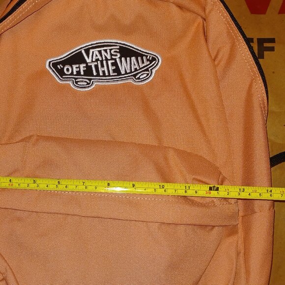 VAN Off The Wall Pink REALM BACKPACK  School Book Laptop Bookbag ROSE DAWN/BLACK - Picture 3 of 12